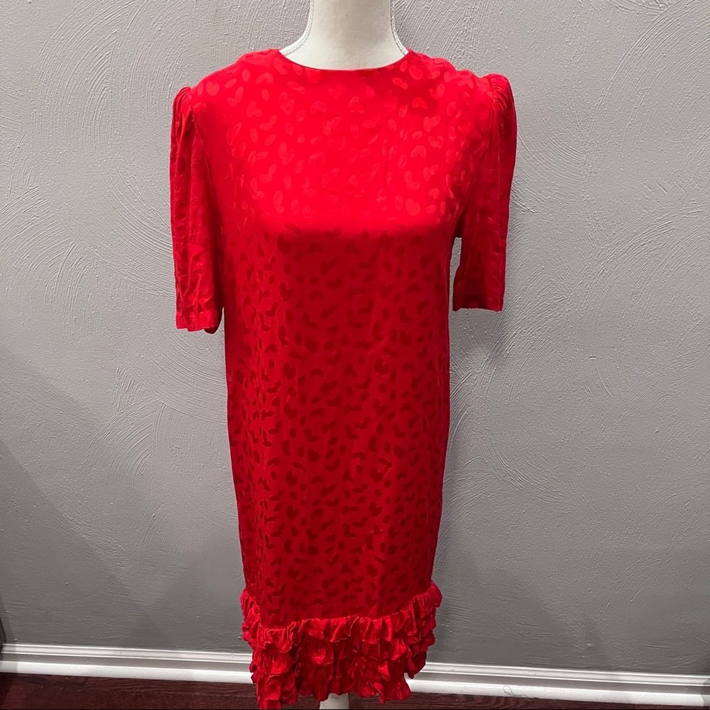 Vintage Jack Mulqueen Silk Dress